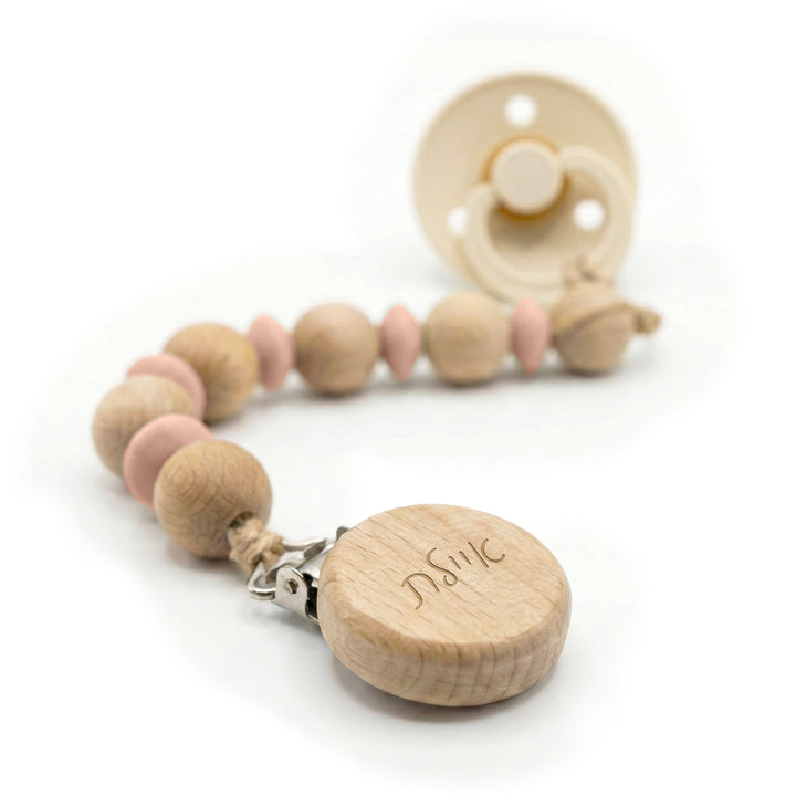 מחזיק למוצץ מעוצב + חריטה