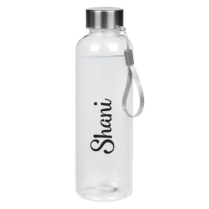 בקבוק שקוף מפלסטיק רב פעמי