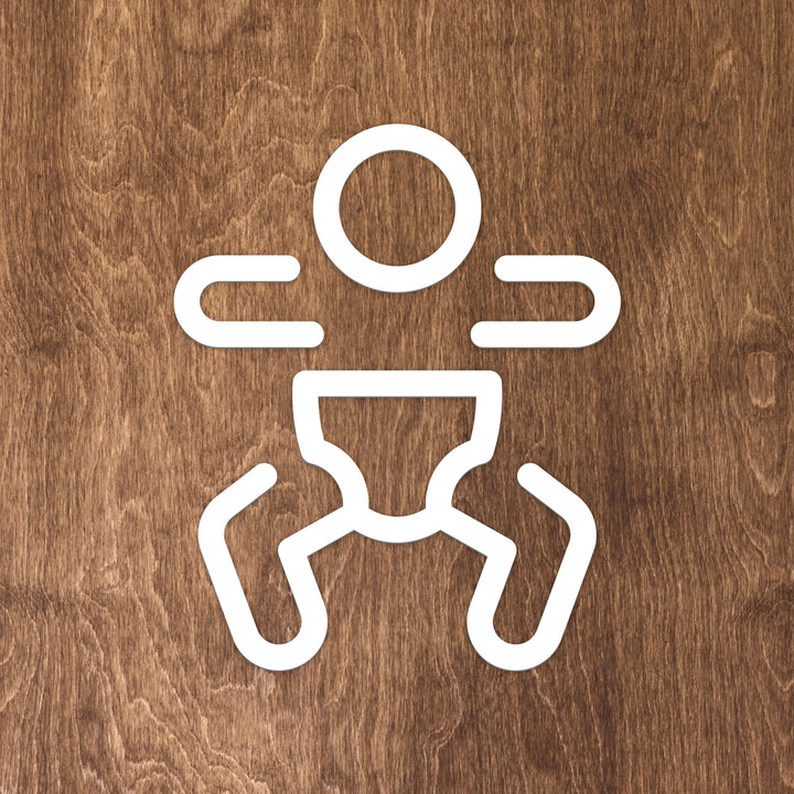 שלט לחדרי שירותים