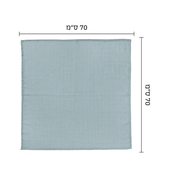 מארז מתנה ליולדת חיתול + מדבקות שם + מגנט תאריך פתיחה - שמיים - מטרנה