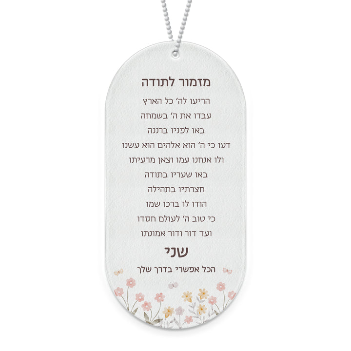 מזמור לתודה - שלווה