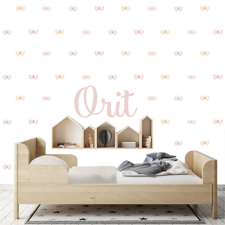 מדבקות קיר - שלווה פרפרים