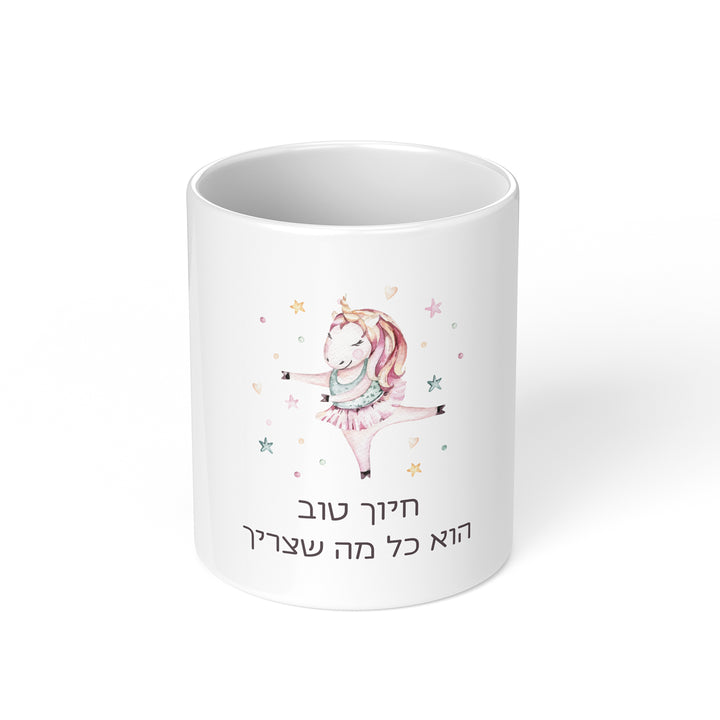 כוס למברשות שיניים - חד קרן