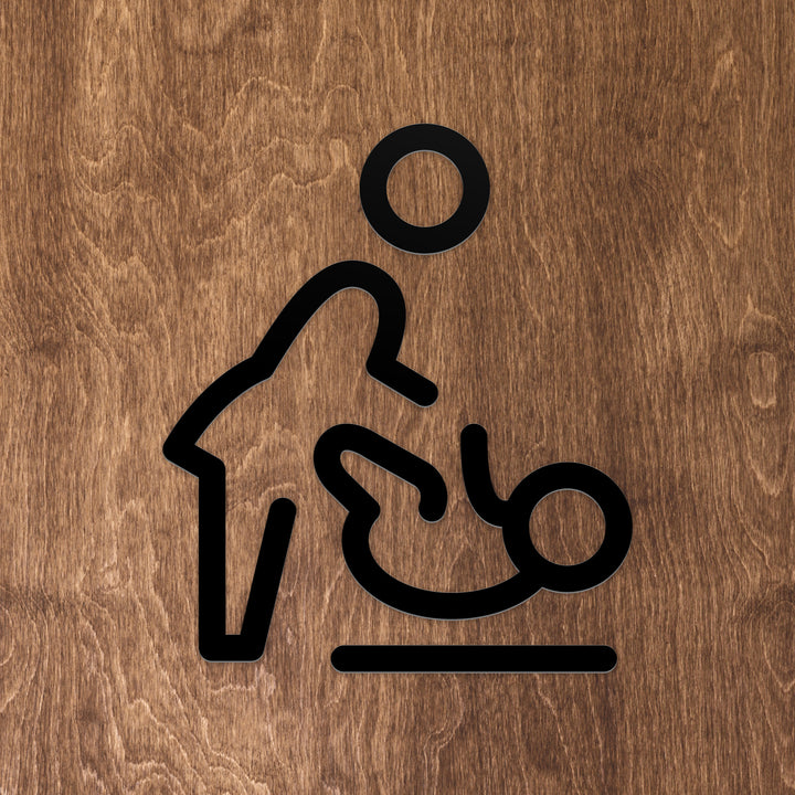 שלט לחדרי שירותים