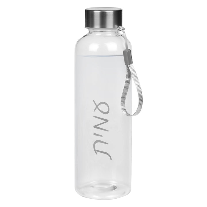 בקבוק שקוף מפלסטיק רב פעמי