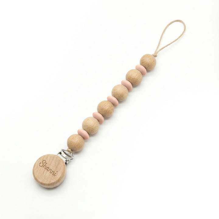 מחזיק למוצץ מעוצב + חריטה