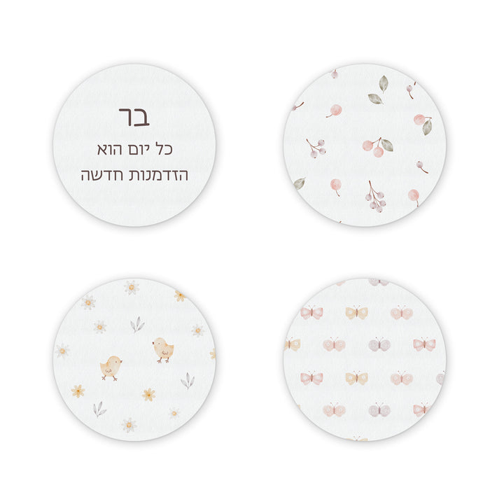 מארז מתנה למטבח ספר מתכונים + קופסת עוגיות + תחתית לסיר + מגנטים - שלווה