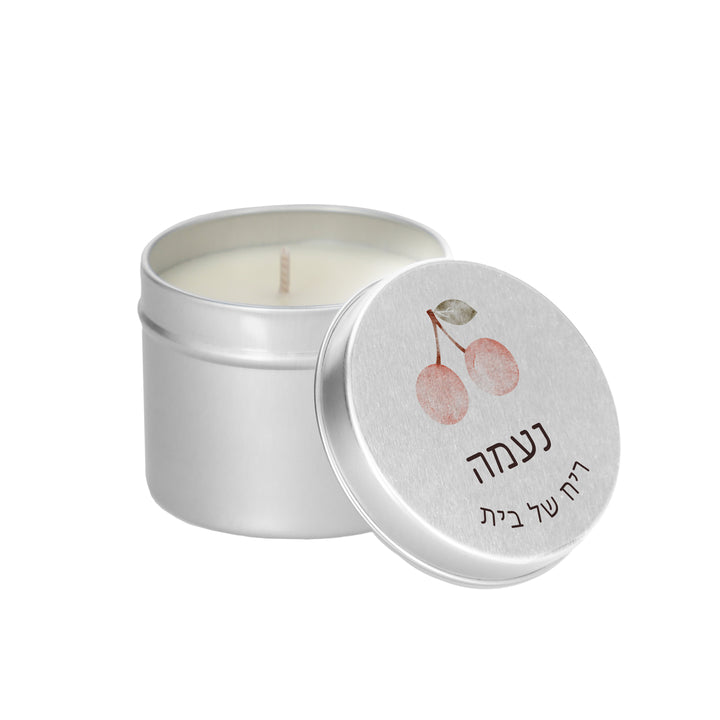 מארז מתנה - נר ריחני קטן - מפיץ ריח - מארז דבש ושוקולד מפנק - שלווה