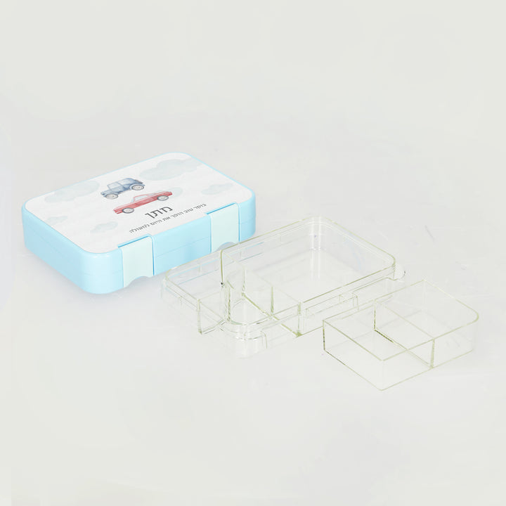 קופסת אוכל אטומה בנטו - משחק מכוניות