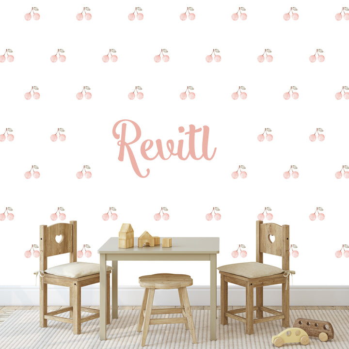 מדבקות קיר - שלווה דובדבנים