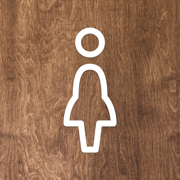 שלט לחדרי שירותים