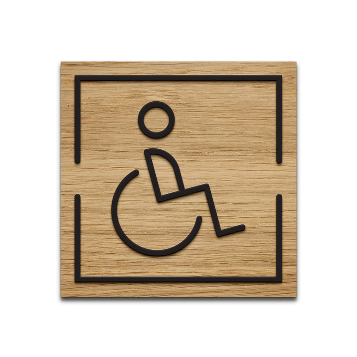 שלט לחדרי שירותים מעוצב